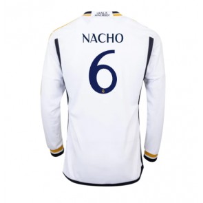 Maillot de foot Real Madrid Nacho #6 Domicile 2023-24 Manche Longue